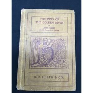 The King of the Golden River by John Ruskin Antique Book 1900